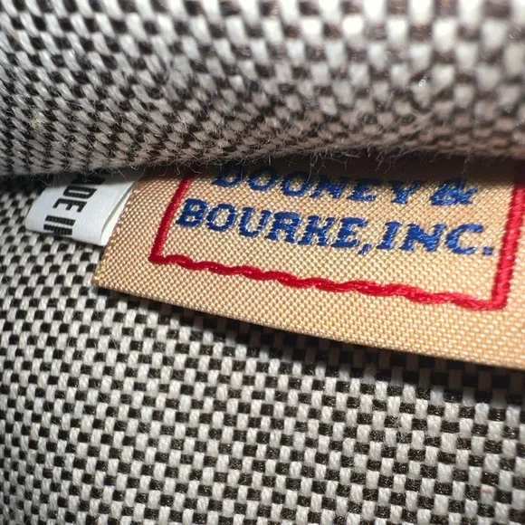 NWT Dooney & Bourke Red Pebble Grain Double Pocket Tote - RETIRED - Picture 11 of 15